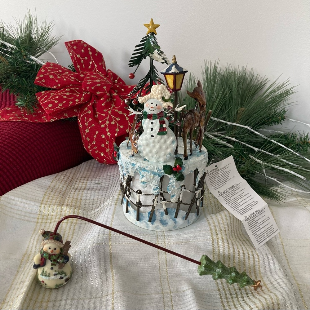 HOME INTERIORS 3pc candle set